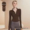Women's Quick-Dry Sun Protection Stand Collar Yoga Jacket - Long Sleeve Fitness & Running Top