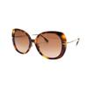BURBERRY B. STRIPE Elegant Modern Holiday Travel Sunglasses Women's Tortoiseshell