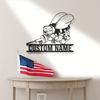 Custom Metal Sign Marine Veteran Gift Personalized Retirement Decor