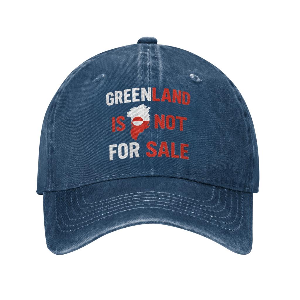 Greenland Is Not For Sale  Trucker Hats Outfit For Unisex Baseball Caps  Vintage Wear Sun Caps Adjustable