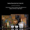 Thousand-Mile Rivers and Mountains Ceramic Travel Tea Set