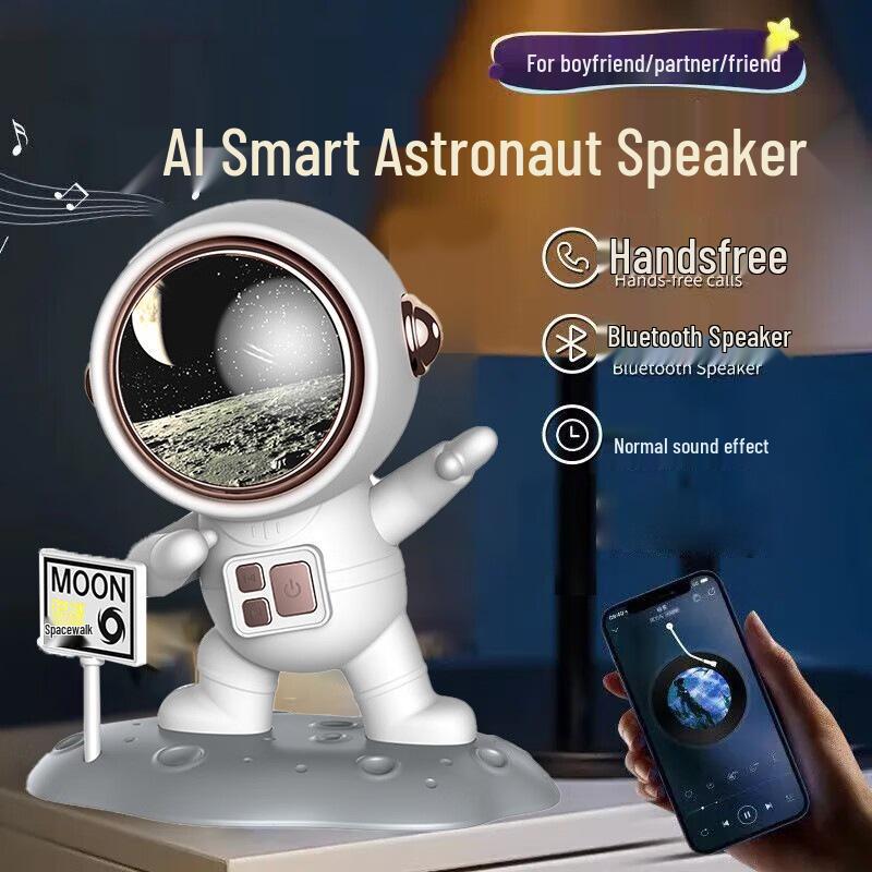 High-Value Astronaut Bluetooth Speaker: Desktop Decoration Valentine's Gift for Boyfriend