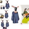 Zero Zone Bongo Cosplay Costume For Gaming Events Unisex Polyester Halloween Outfit