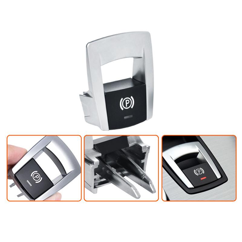 For BMW Z4 Electronic Handbrake Switch Button E89 Center Console Handbrake P Button Cover Parking Switch Button 2009-2015