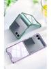 Samsung Z Flip7 Foldable Phone Case: Airbag Large Window, Creative Design, Cross-Border Compatibility