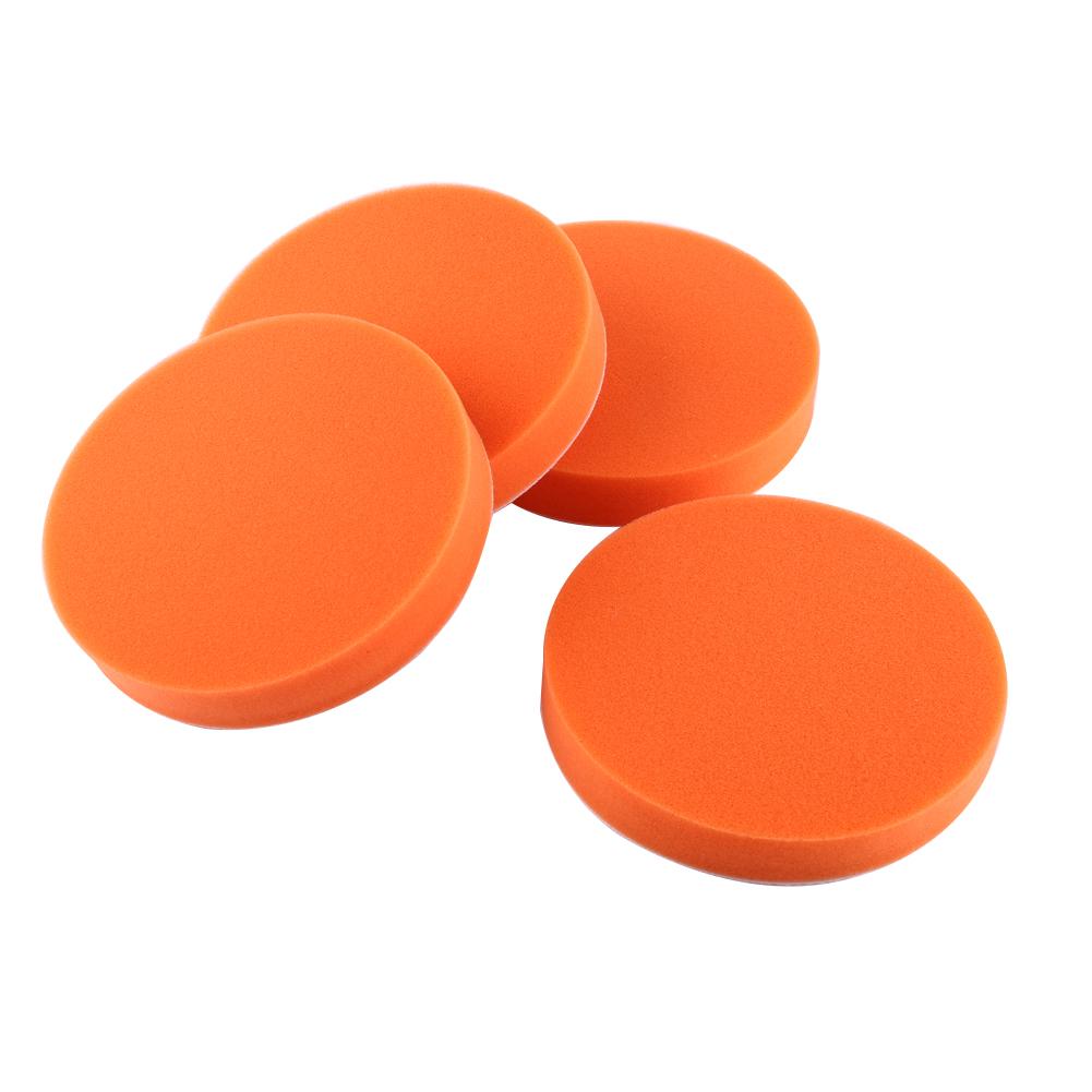 

10Pcs 6 (150mm) Sponge Polishing Buffing Waxing Pad Kit Tool For Car Polisher Buffer Orange