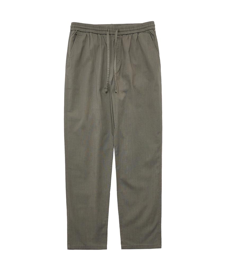 W STANDARD Linen-Like Tapered Pants [4 Colors]