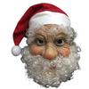 Maschera Barba Babbo Natale per le Feste di Natale Rossa Divertente Parrucca Maschera di Father Christmas per Festa di Natale Costumi Cosplay