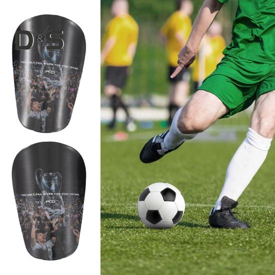 1 pereche de tibie de fotbal miniaturale paratibia de fotbal pentru picioare de protectie pentru barbati si femei.