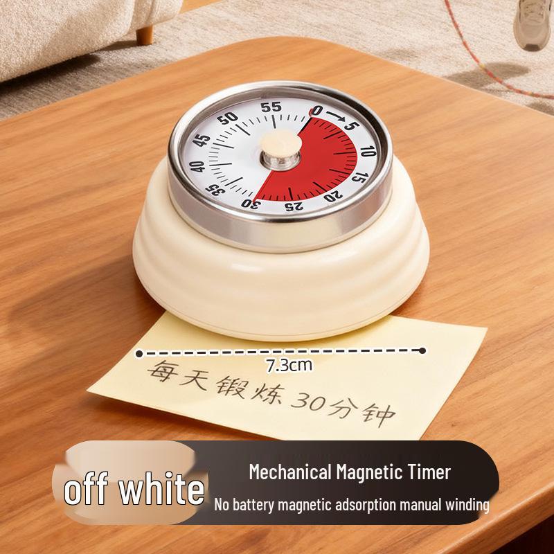 Magnetic Kitchen Timer: Mechanical Cooking & Time Management Alarm Clock