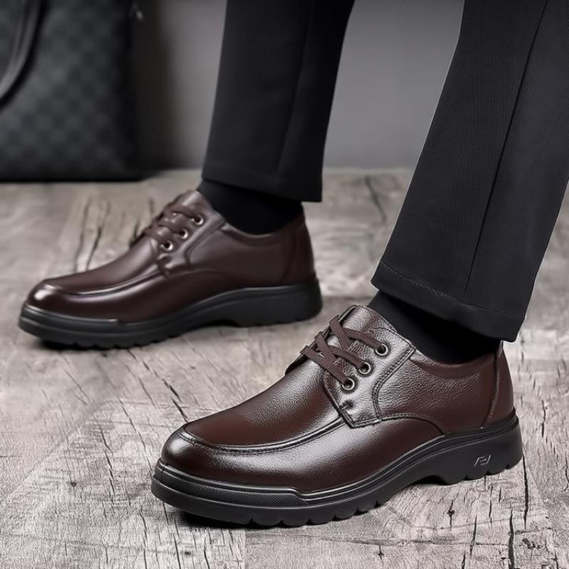 Men Shoes Business Casual Leather Loafers Male Breathable Sneakers British Lace Up Zapatos Para Hombre Shoes for Man