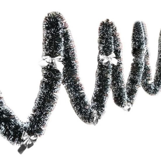 200cm Christmas Bowknots Balls Garland Tree Ornament Mall Bar Party Supplies