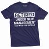 Unisexs Funny Retireunisext Shirt Retired Under New Unisexageunisext Tee Retired Husband Dad Grandpa Gifts Funny Gift For Retiree