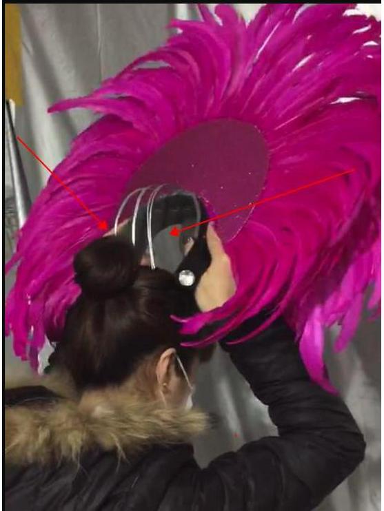 Samba Feather Headdress: Carnival, Masquerade, or Halloween Costume Hat with Wings