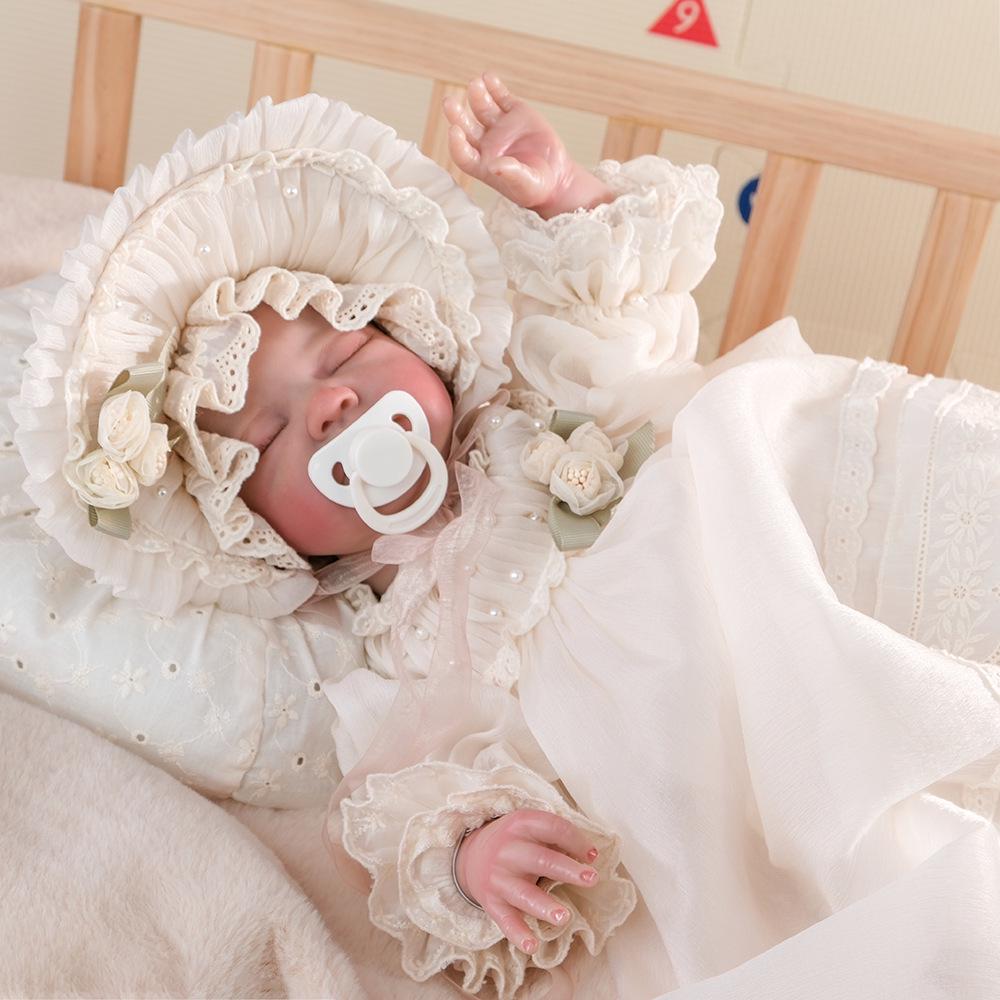 22-Inch Reborn Baby Doll - Soft Rubber with Pacifier