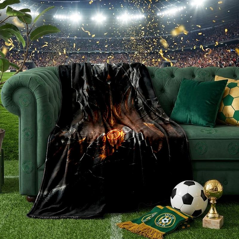 Journey Through Middle-earth Blanket Lightweight Flannel Bedding Blanket Perfect for Travel, Camping, Living Rooms, Offices, Sofas,Fan Christmas gift