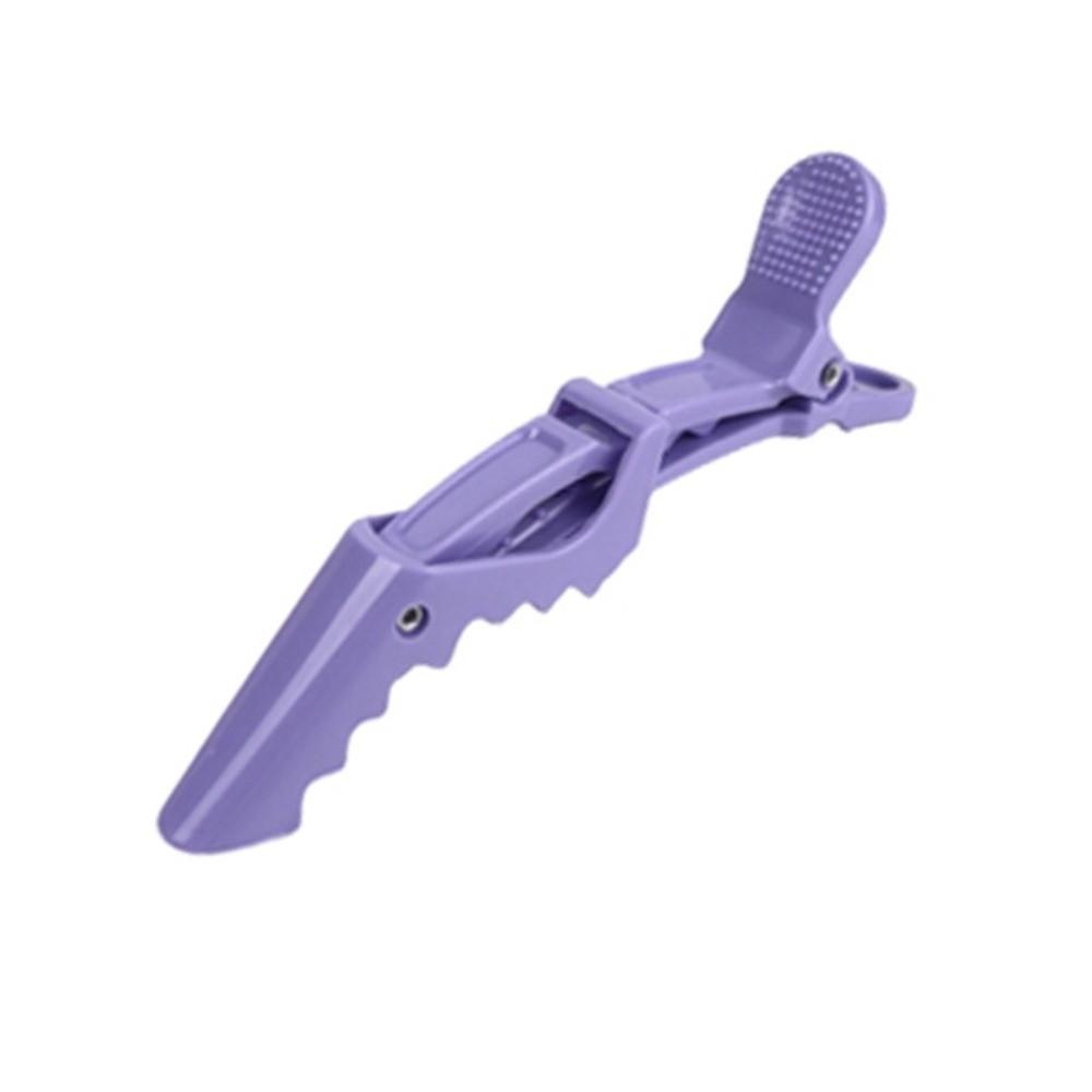 6Pcs Black Alligator Hair Clips Colorful Hairdressing Hair Grip New Plastic Hair Claws for Salon