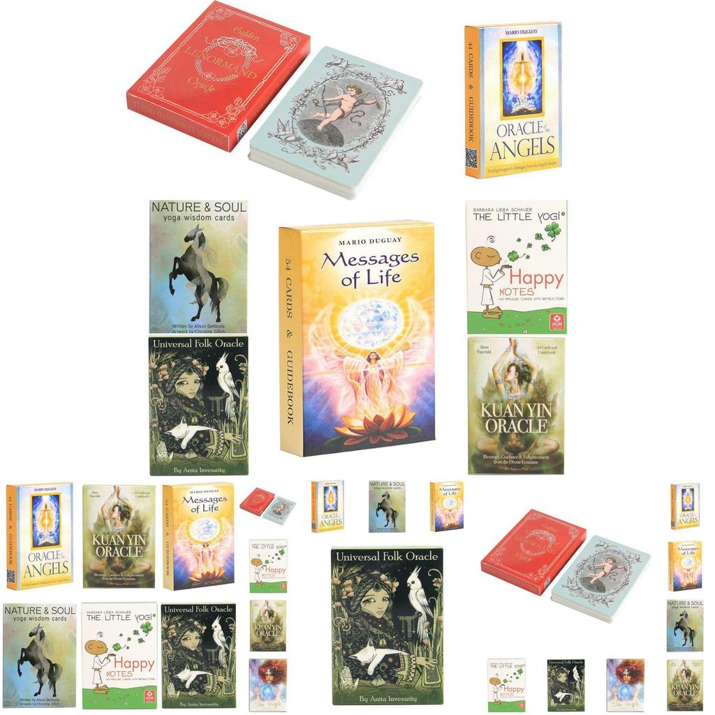Beautifully Illustrated Tarot Deck Card Oracle Game For Parties And Yoga Practice
