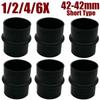 1/2/4/6X 42mm/1.65" Car Truck Heater Ducting Pipe Joiner Air Diesel Heater Reducer Hose Tube Connector For Webasto Eberspacher
