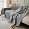 Simple Universal Solid Color Chenille Sofa Cover For All Seasons Non Slip Durable Dustproof Furniture Cushion Home Decoration
