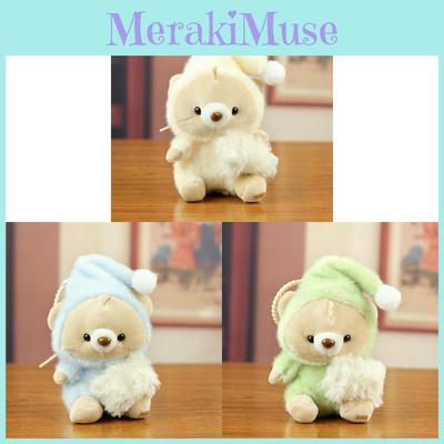 Mignon Ours en Peluche Jouet Pendentif Avec Remplissage en Coton PP Pour Sacs Et Clés