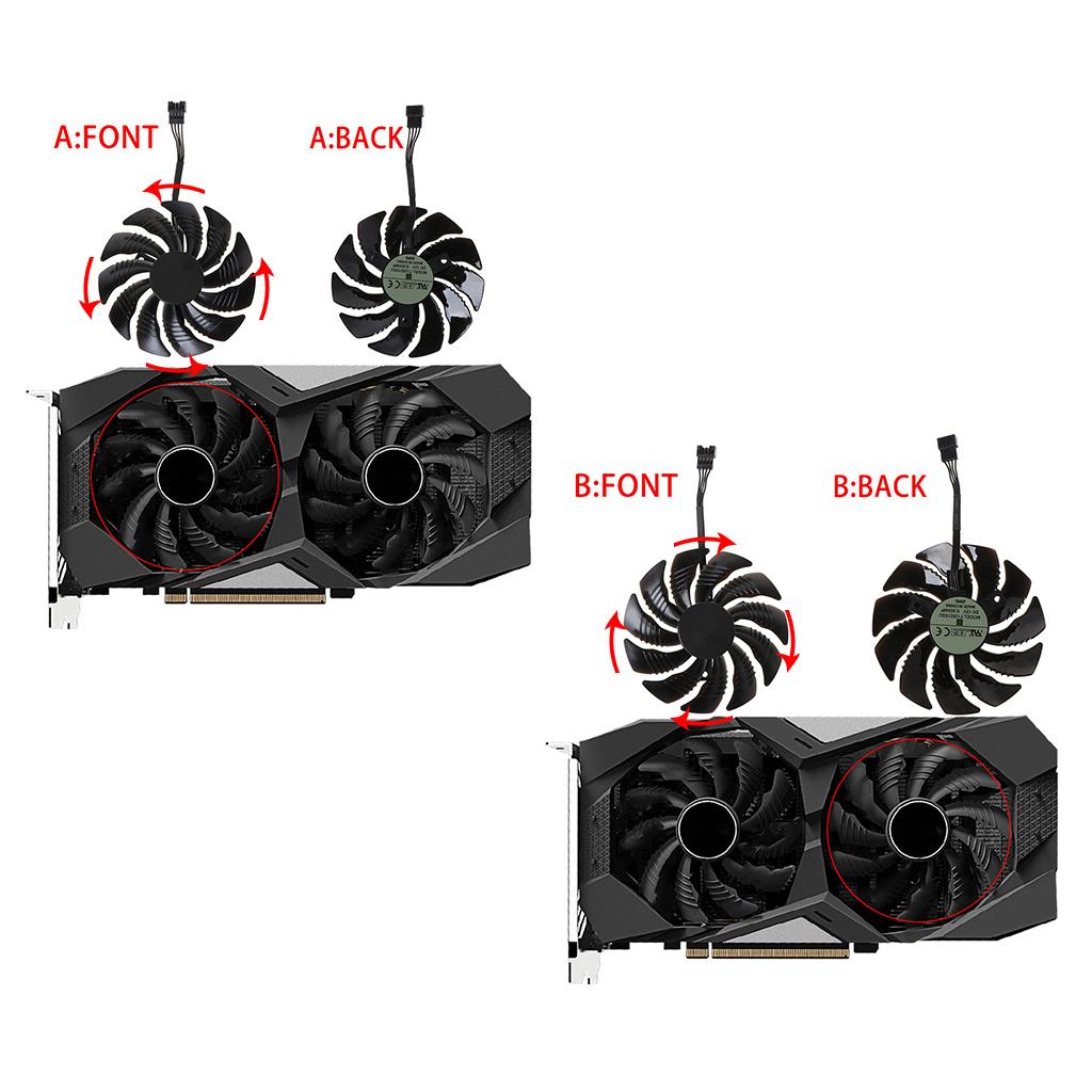 T129215SU 85mm Ventilator de Răcire Cooler pentru Gigabyte Geforce GTX 1050 1050TI 1060 1070