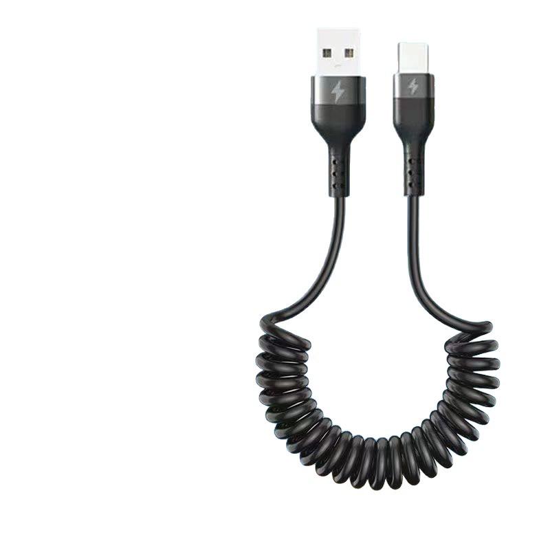 120W Retractable Type-C Fast Charging Cable for Huawei Honor Cars