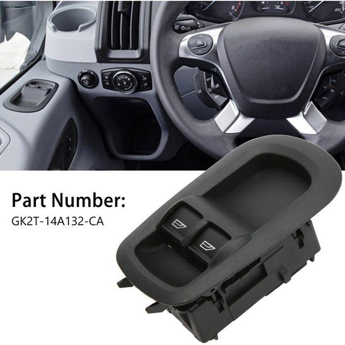 Interrupteur de commande de double fenêtre cté conducteur GK2T-14A132-CA Remplacement pour Ford Transit 2014-2019