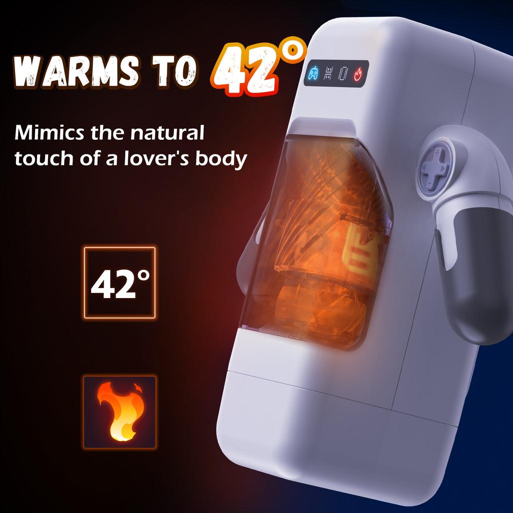 Kushor Robot Automatic Male Masturbator Phone Holder Heating Vibration Blowjob Machine Vagina Masturbation for Men Sex Toys 18