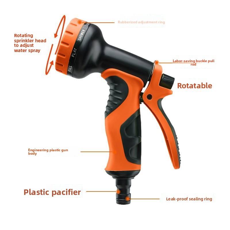 Garden Water Hose Set With Autorewind And Highpressure Garden Spray For Lawn And Car Wash