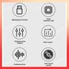 ABNR 4 Channel Bluetooth Audio Mixer Sound Mixing Console Audio Interface USB Sound Card For Studio Stage DJ Home
