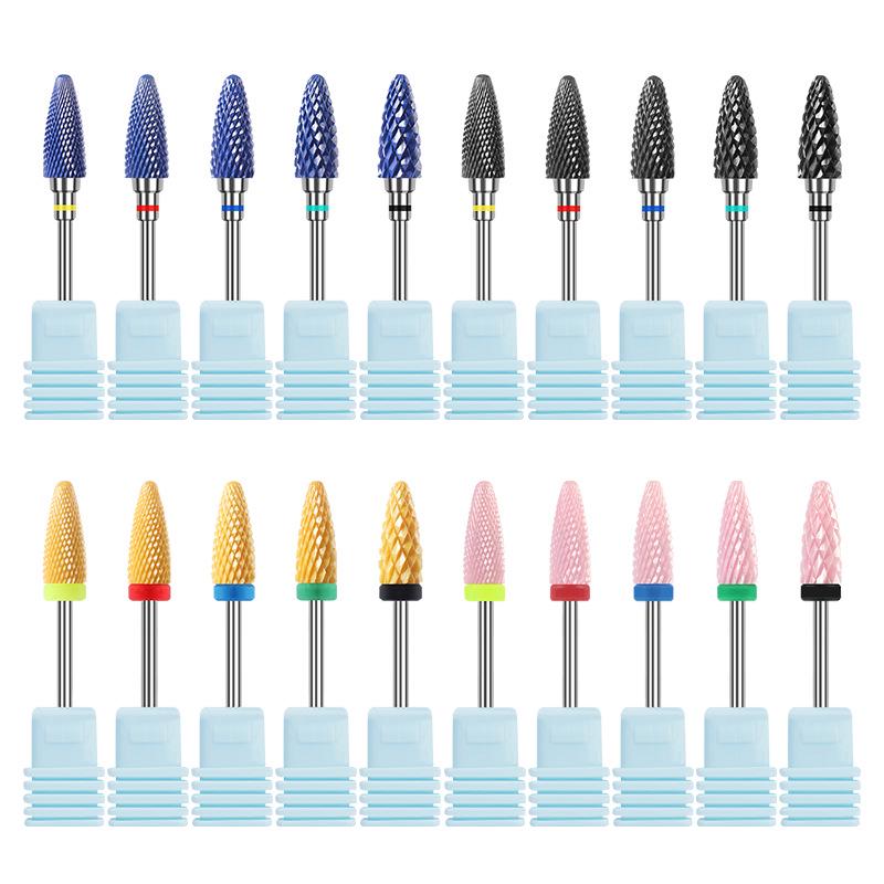 Single Bullet-Shaped Ceramic Nail Grinding Head 2.35