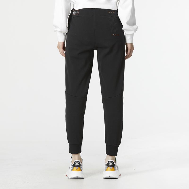 Adidas Solid Color Logo Joggers Women Bottoms Black HZ3001