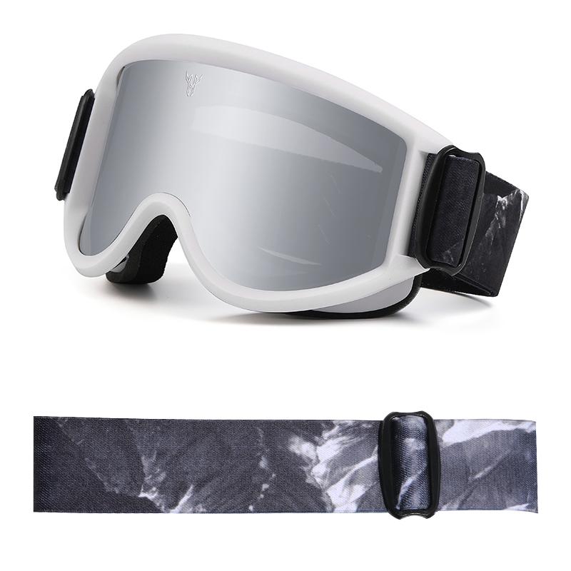 Winddichte Skibrille Anti-Beschlag Snowboardbrille Winter Radfahren Motorrad Taktische Sonnenbrille Skimaske