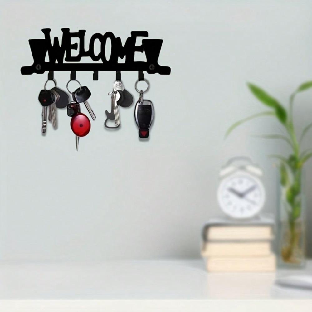 Metal Boot Shape Multi Functional Key Hook for Home Garage Hallway Storage