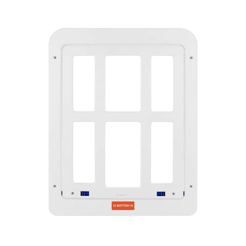 Magnetic Closure Pet Screen Door Free Entry Lattice Cat Door Hole Cats Window Gate  Screen Windows