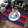 1pc General-purpose Rug, Manchester United Manchester City Printed Area Rug, Comfortable Office Chair Carpet, Home Entrance Floor Mat