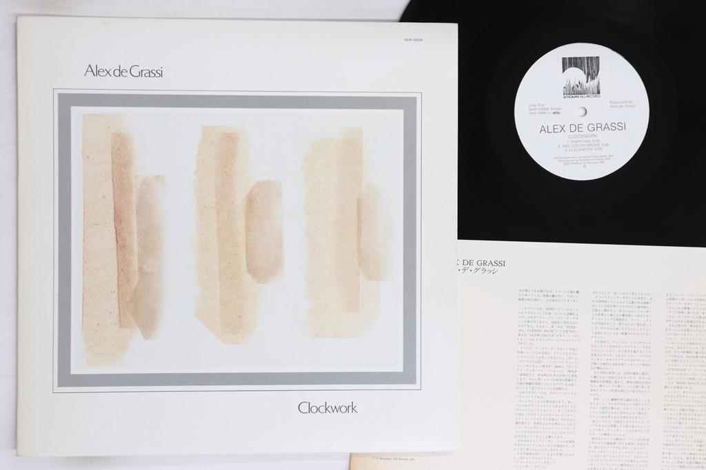 LP Record ALEX DE GRASSI - Clockwork WHP28006 WINDHAM HILL 1981 Japan Jazz Used