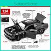 Alloy Dodge Challenger Srt Hellcat Sports Car Model Collectible For Kids With Inertia Control And Open Doors