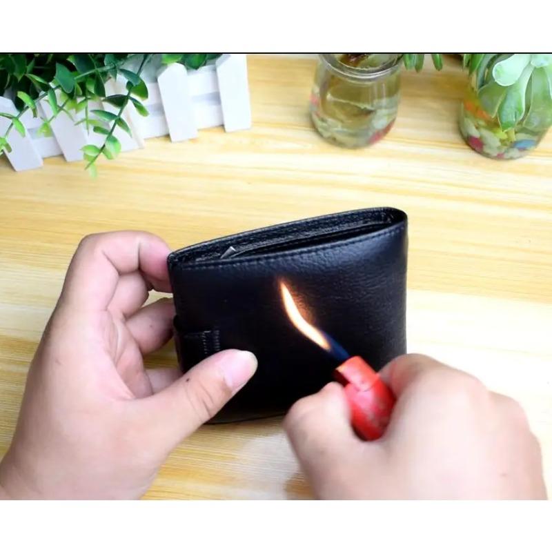 Men's Wallet Made of Genuine Leather Wallet Short Hasp Purse Luxury Male