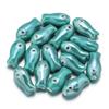 Pack Of 10 Colorful Retro Ceramic Fish Beads Handmade Spacer Charm For DIY Bracelets Jewelry Crafting Accessories
