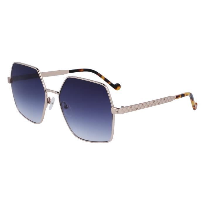 Lunettes de Soleil - LIU JO - LJ152S - Aviator - Métal Doré - Verres Gris