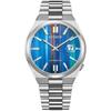 Citizen Tsuyosa Automatic Men's Watch NJ0151-53W Sapphire Glass Multicolor Rainbow Index Silver