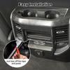 For 2019-2024 Dodge RAM 1500 Carbon Fiber Rear Control Panel Air Vent Cover Trim