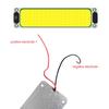 1/2PCS LED Car Interior Light 12V 24V Highlight COB Cabin Car Reading Night Strip Light with On Off Switch For Lorry Truck RV