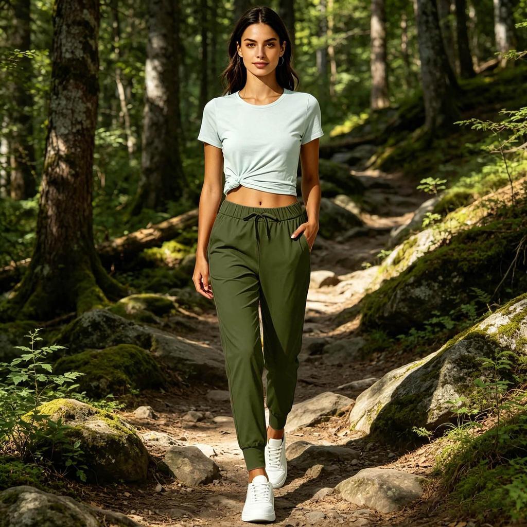 Damen Color Schnelltrocknende Sporthosen Lässige Hosen für den Alltag