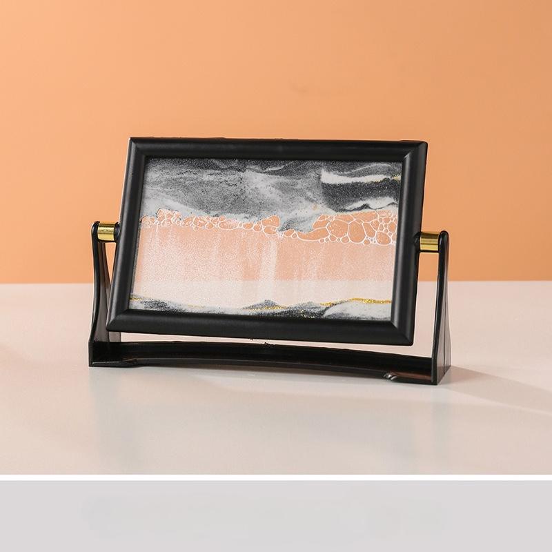 Charmantes Stil 3D Sanduhr - Rotierende Glas-Sandkunst, Einzigartige Heim- und Bürodekoration, Perfektes Weihnachtsgeschenk, Ideal für Raumdekoration