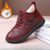 Winter Women's Cotton Shoes, Soft-soled Non-slip Mother Shoes, Plus Velvet Thickened Warmth, Middle-aged and Elderly Cotton Boots