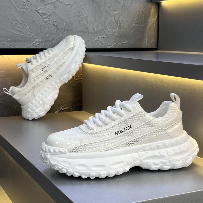 Summer new breathable mesh shoes casual platform dad shoes mbz