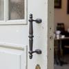 Cast Iron Gate Handle Sturdy Creative Multipurpose Easily Install Heavy Duty Vintage Rustic Retro Cabinet Door Handle